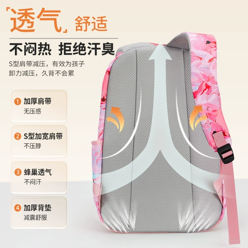 Ранец, высококачественная сумка через плечо, милый розовый вместительный и большой рюкзак, для средней школы