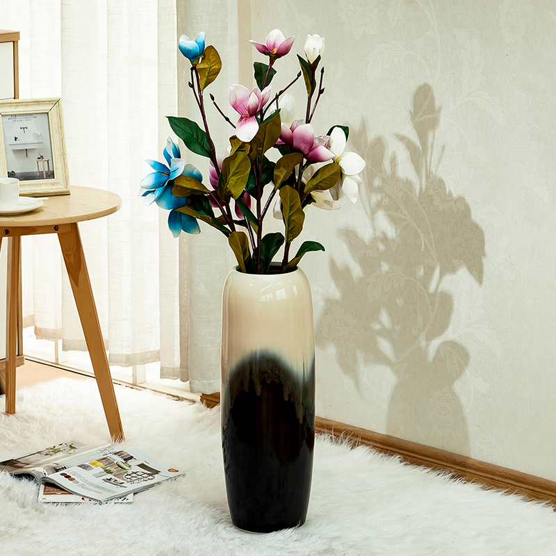 I and contracted creativity ground dried flower vase home sitting room simulation flower arranging ceramic vases, decorative furnishing articles