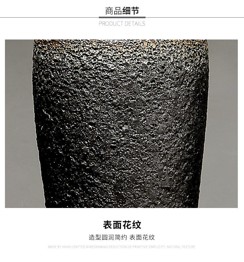 Jingdezhen ceramic dry flower vase sitting room furnishing articles of Chinese style of sitting room furniture study adornment porcelain porcelain flower arrangement