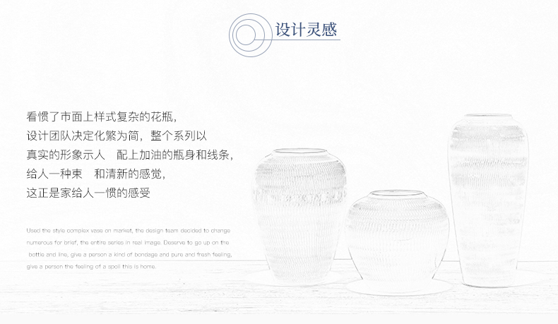Jingdezhen ceramics, vases, flower arranging new Chinese style is I sitting room porch tea table table household adornment furnishing articles