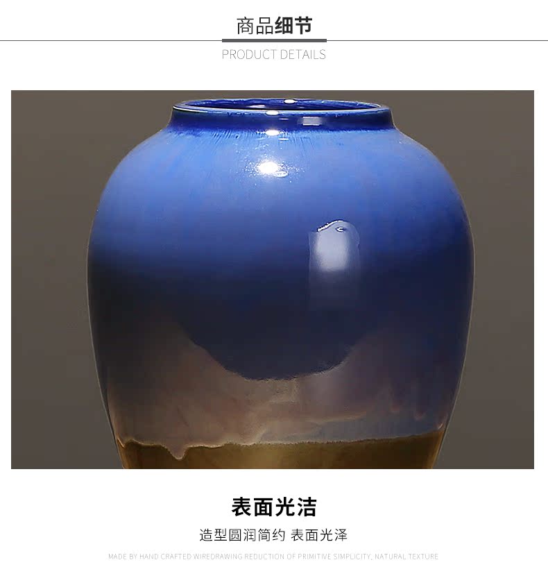 The Vases, flower arranging dried flowers sitting room adornment is placed jingdezhen porcelain ceramic hotel bedroom porch decoration decoration