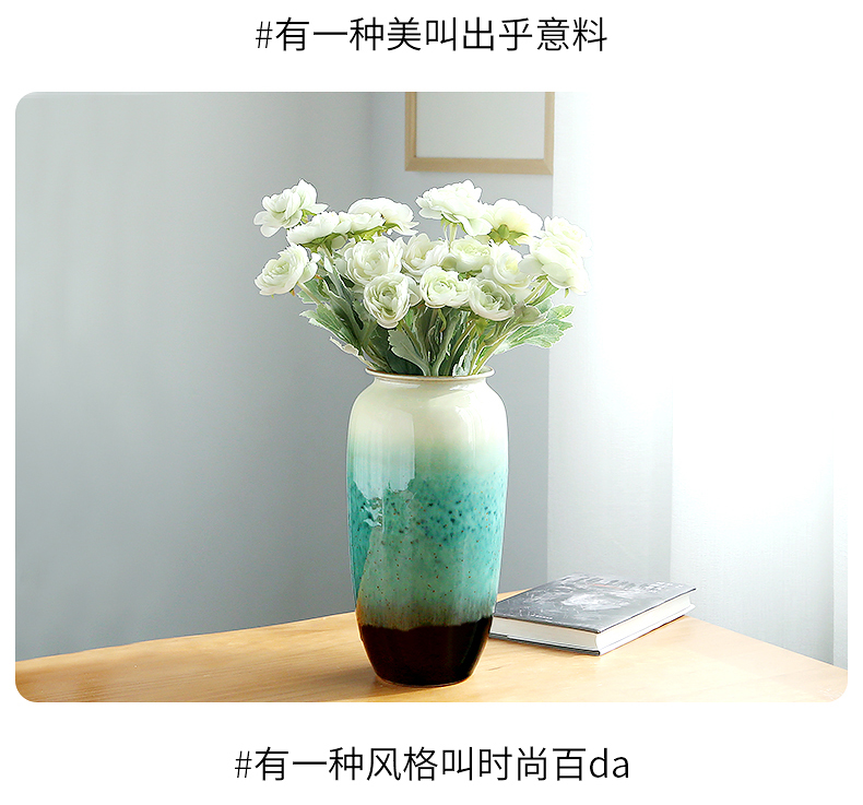 Jingdezhen ceramics vase I and contracted sitting room porch dried flower arranging flowers adornment of Chinese style household furnishing articles