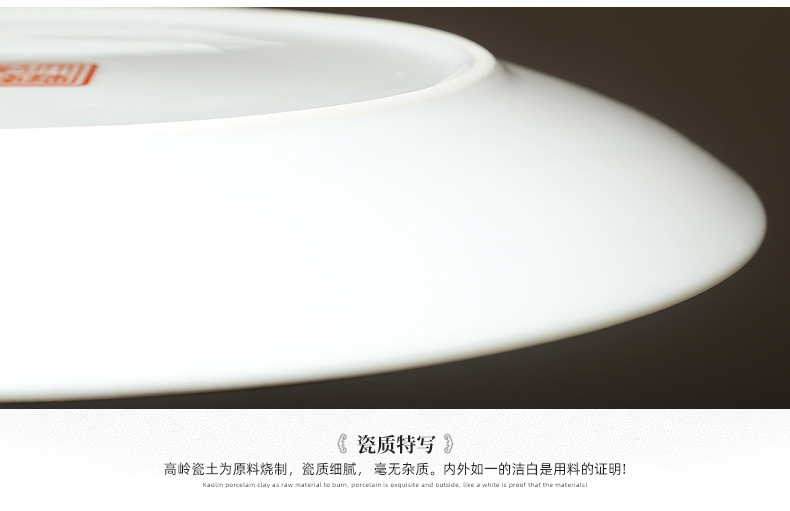 Jingdezhen hang dish sitting room of the new Chinese style household ceramics decoration plate of TV ark, wine I and contracted furnishing articles