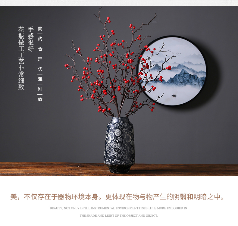 Jingdezhen ceramics from European I and contracted vase sitting room porch decoration decoration flower arranging manual arts and crafts