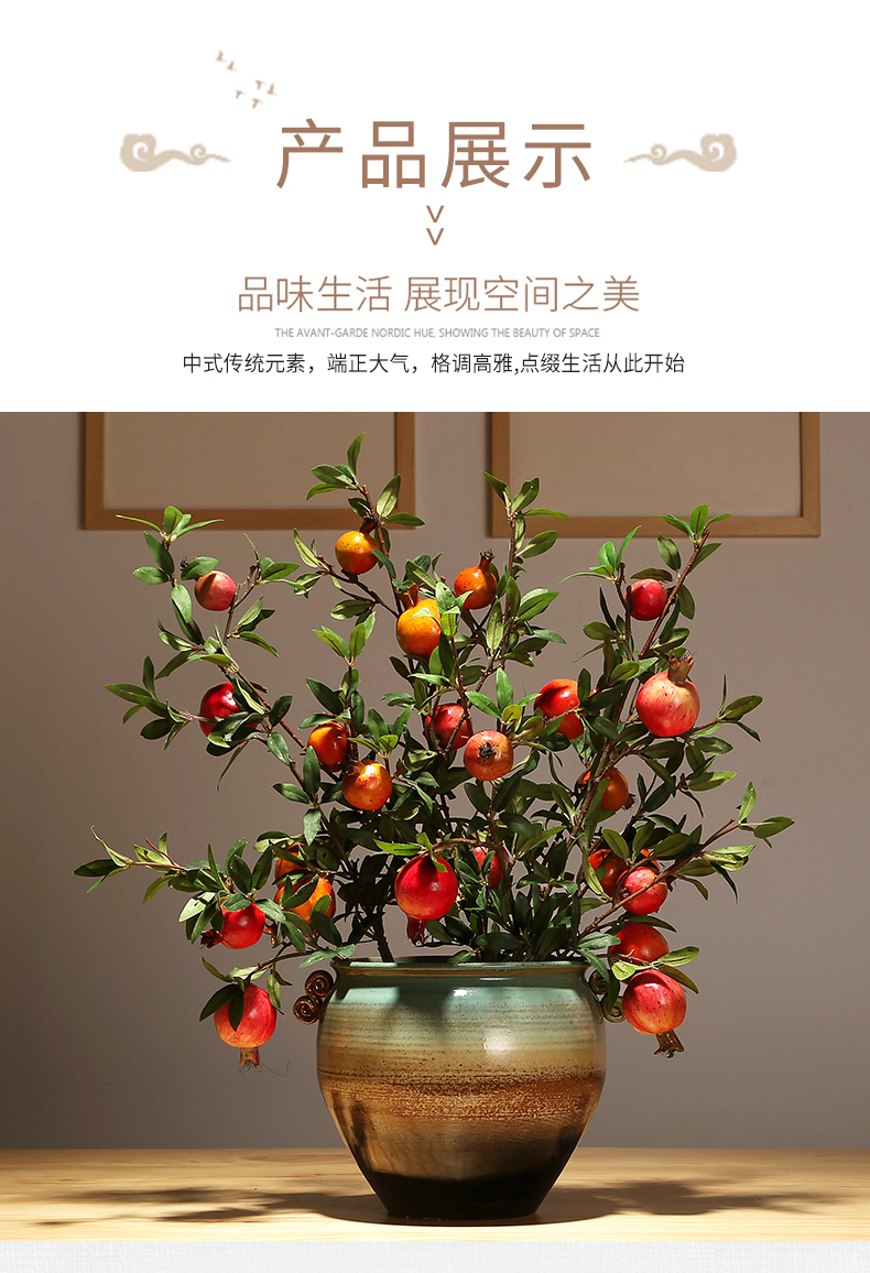 New Chinese style is I jingdezhen porcelain vase classical home sitting room porch decoration flower arranging flowers, furnishing articles