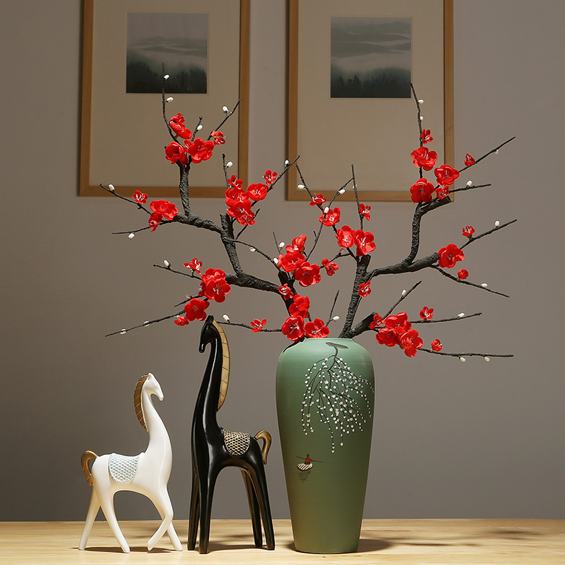 Jingdezhen ceramics vase of new Chinese rich ancient frame sitting room porch place dry flower arranging flowers adornment ornament