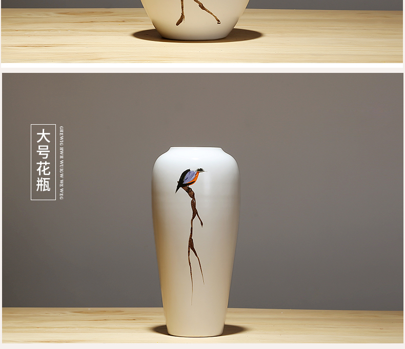 New Chinese style of jingdezhen ceramics vase modern creative home New Chinese style porch modern mesa vase suits for