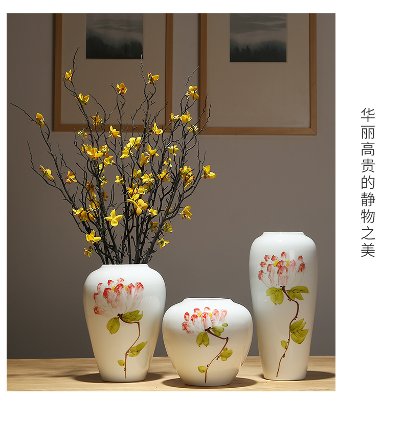 The New Chinese jingdezhen ceramic vases, modern home decoration model between desktop flower arrangement of the head of a bed decoration of home stay facility