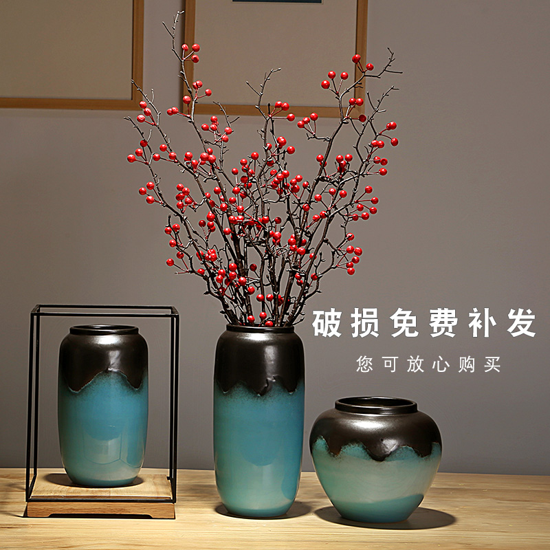 Jingdezhen ceramics vases, I and contracted style originality sitting room porch decoration furnishing articles dried flowers flower arrangement