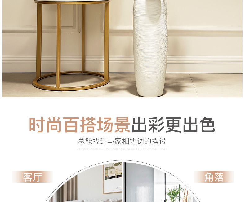 Study of new Chinese zen household ceramics decoration the sitting room porch European large ground vase furnishing articles