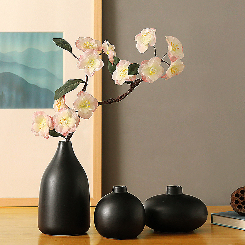 Jingdezhen ceramic vase simulation dried flower arranging flowers adornment Chinese style is I and contracted household living room table furnishing articles
