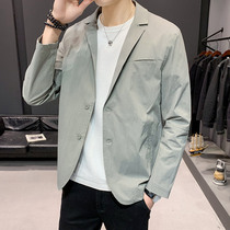 Spring Clothing Men Suits Spring Autumn Season Coats 2022 New Clothes Korean Version Trend Handsome air blouses Casual Little West Suit