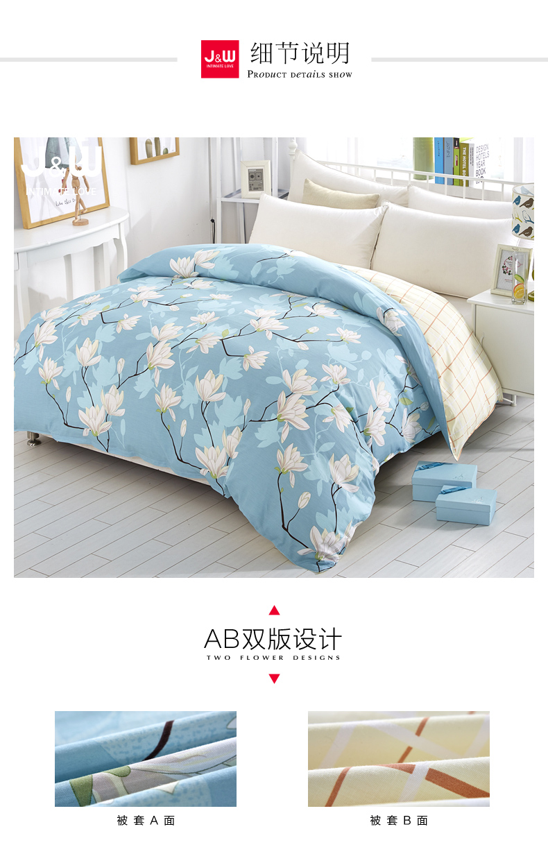 Xác thực 100% bông duy nhất mảnh quilt cover 1.5 * 2m 1.8x2 m 2x2.3cm bông duy nhất đôi quilt cover