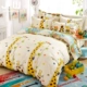 Thực sự đơn giản 100% cotton denim bông quilt 150 180x220 200x230 220x240 giường - Bộ đồ giường bốn mảnh