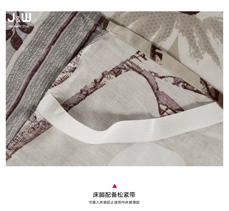 J & W váy đơn cotton 1,2x2 1,5x2 1,8x2 2x2,2 m cotton trải giường mùa xuân và mùa thu phổ quát khăn trải giường spa giá rẻ