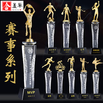 Crystal Trophy Spot game NBA Championship Champions League Sports Basketball game Football Badminton Golf customization