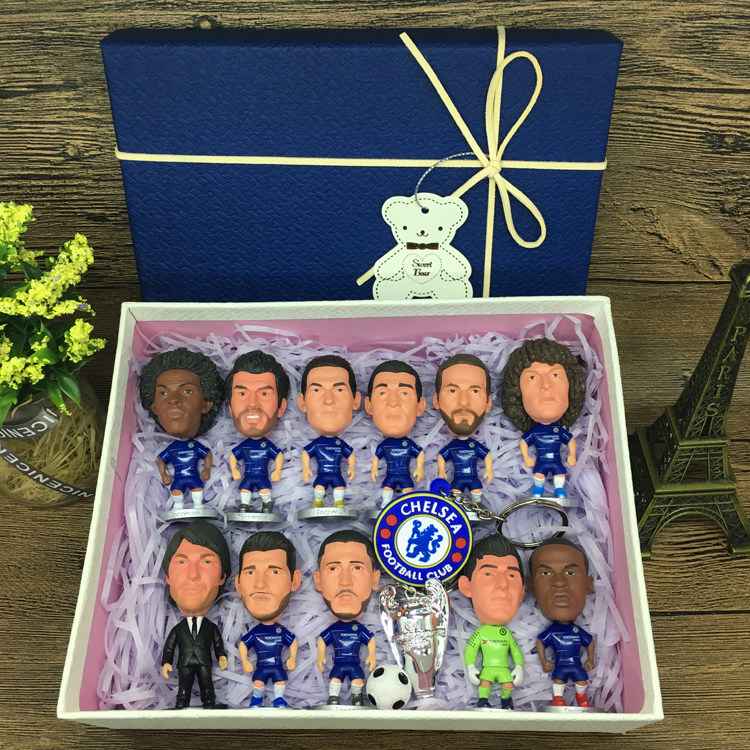 Chelsea Kante Silva William football fan dolls dolls dolls hand-made fans gift souvenirs around