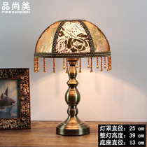  Pastoral European-style modern simple wedding celebration warm and cute personality princess bedroom bedside decoration dimming table lamp
