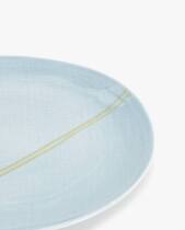 New products] Italy Portugal imported ceramic dinner plate gradient stoneware porcelain can be used in dishwasher microwave oven