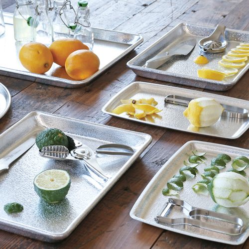 {retro light aluminum nursery tray} JAPANESE DULTON DINNER PLATE WEST SWEET PASTRY CAKE END TEA TRAY ROUND SQUARE PAN