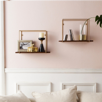 This heart originally bencross Taiwan solid wood metal shelf shelf wall bracket wall bracket wall display rack