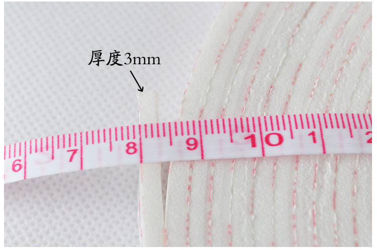 Bọt biển mạnh hai mặt dày băng trắng xốp băng dày 3 mm