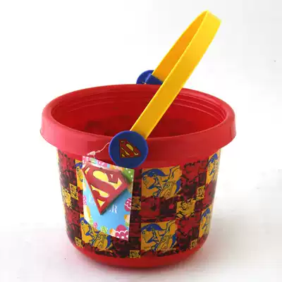 Foreign trade inventory blemish boy multi-pattern can pass wu poison test toy bucket bucket play sand candy