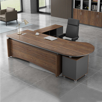 Li-Hu Boss Table Simple Modern Fashion Large Desk Manager Table Arc Desk Combination