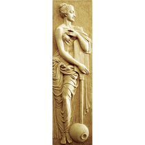 Artificial sandstone relief wall hanging decoration cultural stone three-dimensional customized sandstone hotel large background wall bath picture