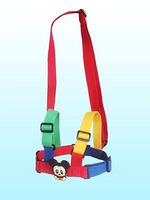 Зеленый ремень для малышей с поводком