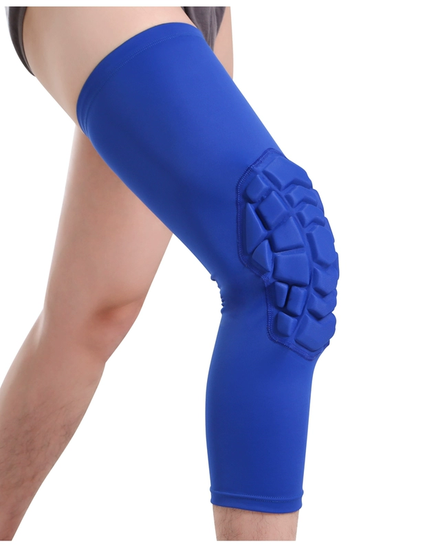 Kneepad thể thao nam và nữ bóng rổ sụn chấn thương chuyên nghiệp squat bảo vệ đầu gối ngoài trời mùa thu ấm tập thể dục chạy - Dụng cụ thể thao