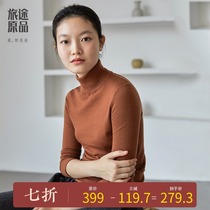 The original high-quality ultra-fine Mirano wool base sweater long-sleeved womens knitted top-Xiaochun Riv