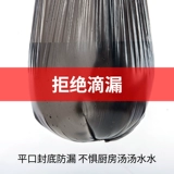 Одноразовый мусорный мешок для домашнего использования, портативный черный цветной большой пластиковый жилет, увеличенная толщина, на шнурках