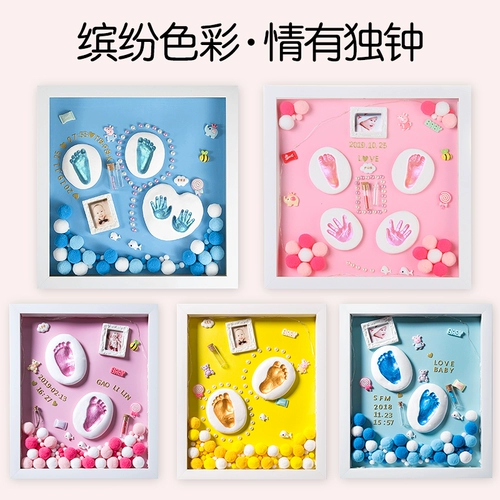 Детские отпечатки рук и ног, чернильная подушечка для новорожденных, отпечаток рук для младенца, сувенир, подарок на день рождения