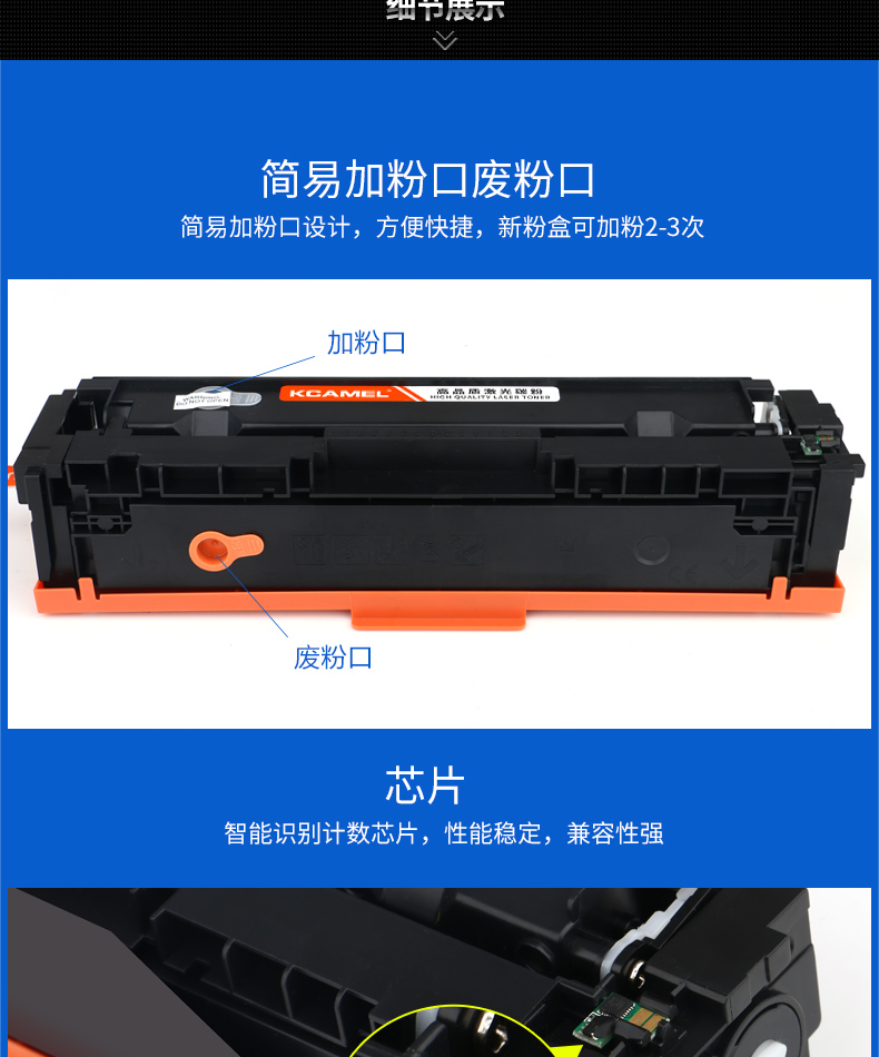 Đối với Hộp mực HP M154a PRO 204A M181fw Máy ​​in Laser màu Hộp mực dễ dàng M180N CF510A Hộp mực Laser M Pro Pro - Hộp mực
