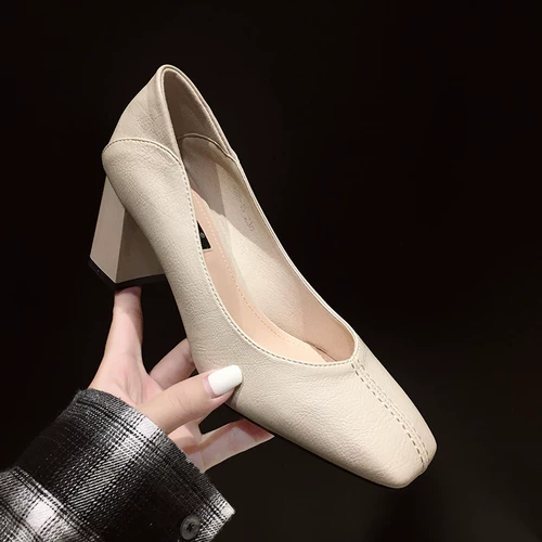 Весенняя универсальная обувь на высоком каблуке