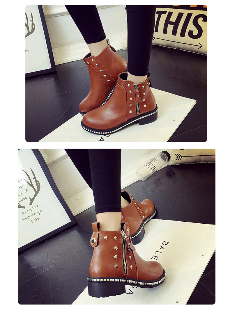 Bottes mi-saison femme en Polyurethane - Ref 3250047 Image 13