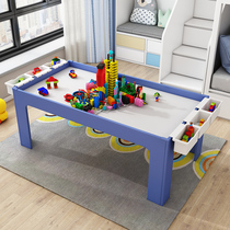 Puzzle childrens building block table multifunctional toy table playing sand baby building block sand table kindergarten playground equipment