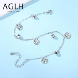 Медный браслет на ногу, цепочка, колокольчик, сексуальный аксессуар, серебро 925 пробы, популярно в интернете