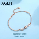 Брендовый небольшой дизайнерский браслет, серебро 925 пробы, популярно в интернете, простой и элегантный дизайн