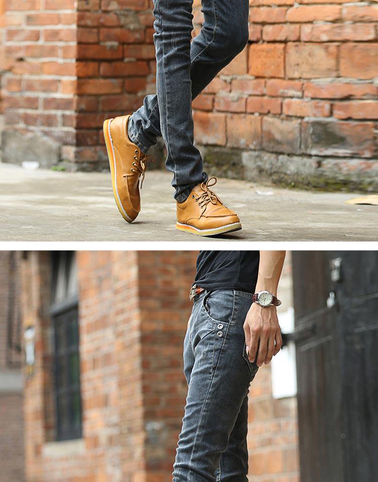 Jeans pour adolescent pieds Slim pour Quatre saisons - Ref 1462381 Image 27