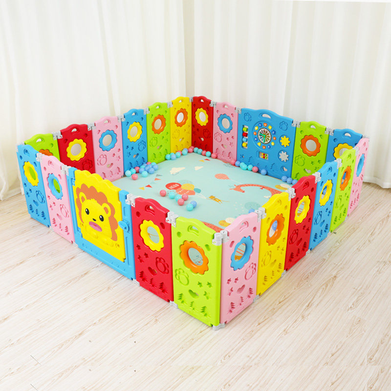 Kapi Folds Push-and-pull Children Indoor Home Pleasure Baby Safety Guard Rail 100 Changed Gaming Fence Ground