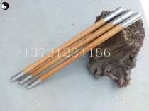 White wax rod three-section stick nunchaku Solid wood three-section stick Martial arts soft weapons Stainless steel roller ring shop manager recommended