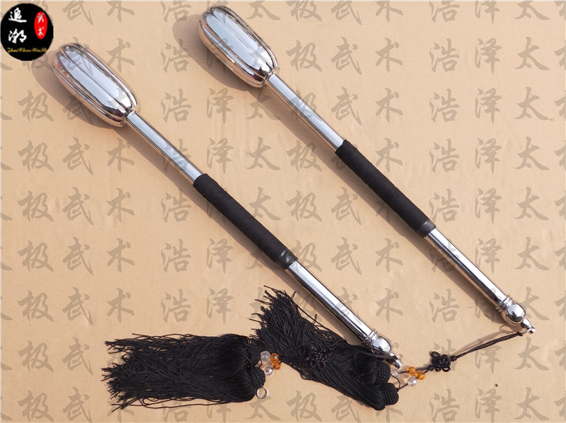 Stainless steel solid hammer martial arts hammer watermelon hammer training hammer steel hammer eighteen weapons boutique unopened blade