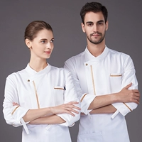 Один золотой крайний рукав белый