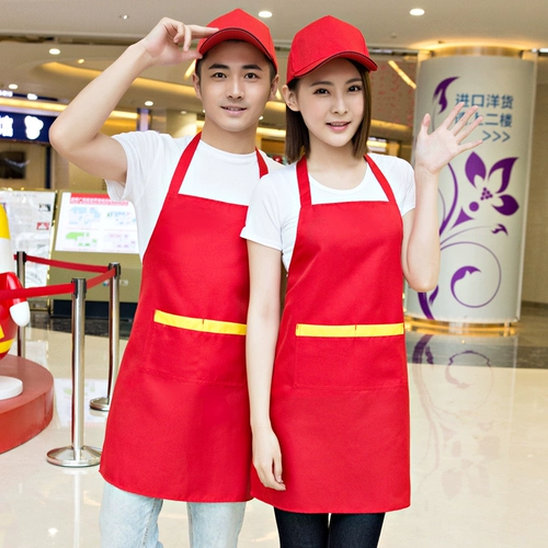 Чай с молоком, рабочий фартук, делается под заказ, с печатью вашего логотипа