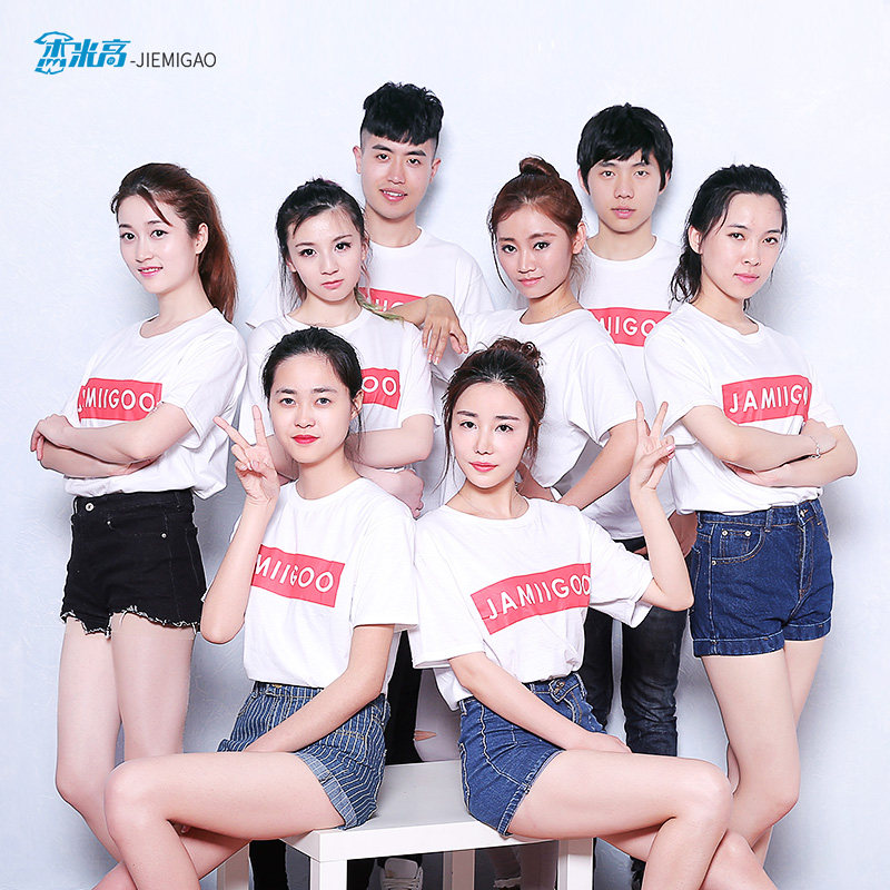 Custom T-shirt printed logo class clothes custom-made work clothes diy figure clothes sports party culture advertising shirt short sleeve