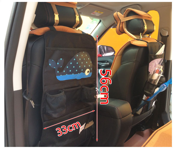 Export car children chair bag bag multifunctional seat back seat bag container box
