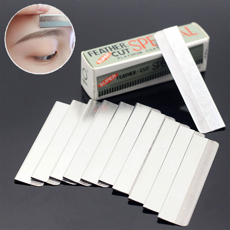 Thrush artifact set hộp nhỏ lông thẻ lưỡi chuyên gia trang điểm nghệ sĩ đặc biệt công cụ lông mày cạo dao giữ lông mày - Các công cụ làm đẹp khác gel kích mí
