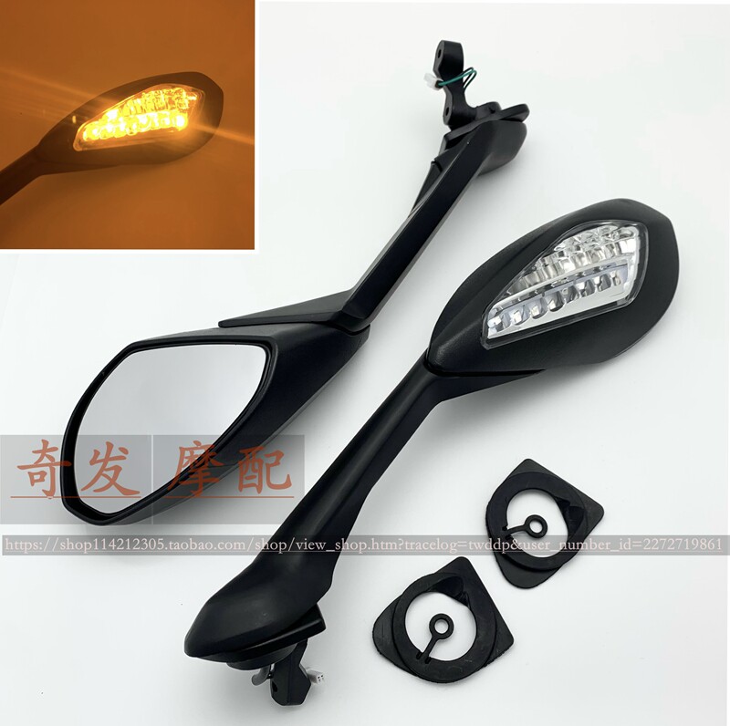 Duckadie speed supersport939 939s locomotive rear lighting mirror Folding reflective mirror front direction light